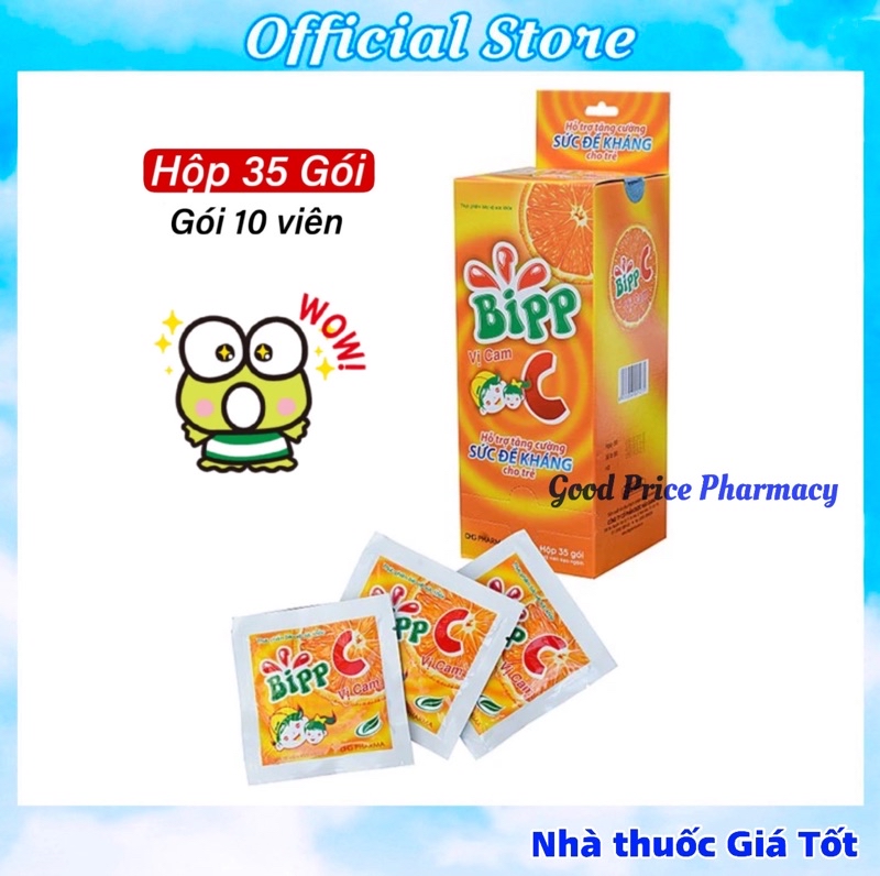 Original Box of 35 Packs of Bipp C DHG Orange Flavor Lozenges ...