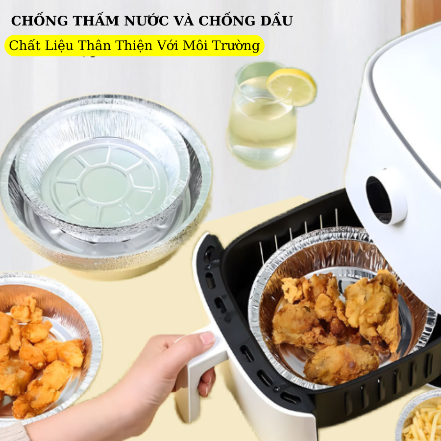 Photo inspiration: Visual Reference: Air Fryer Aluminum Foil Tray Non Stick Foil Mold Set