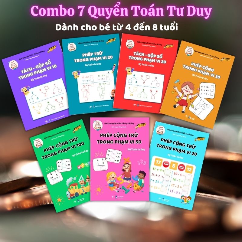 Book-combo 7 Mental Math Books to Help Children Practice Separation and ...