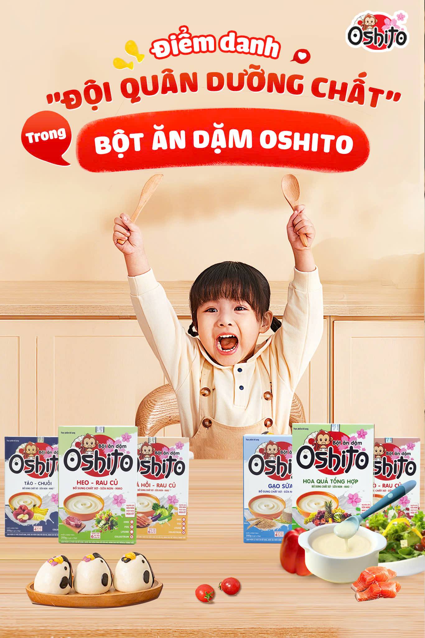 OSHITO Baby Food Powder with Colostrum Ingredients for Children from 6 ...