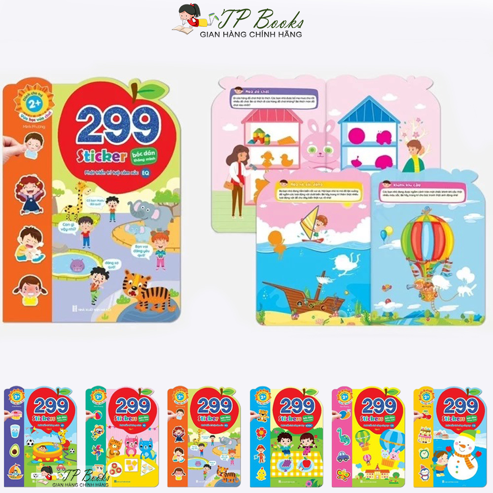 Book - Set of 6 Smart Peel-and-stick Books with 299 Stickers for ...