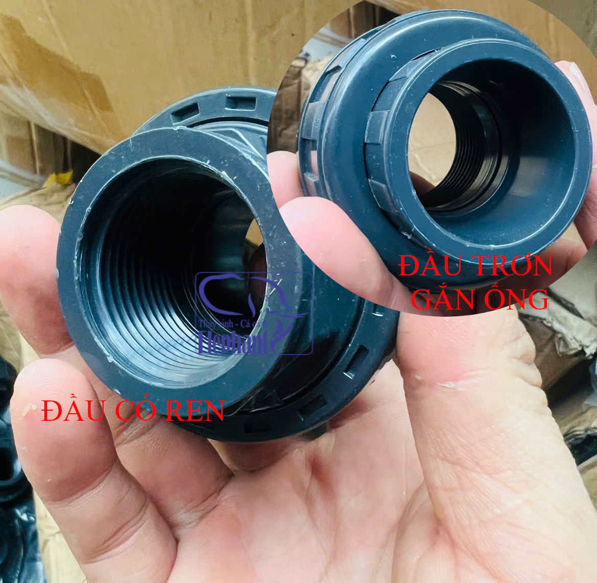 Threaded connector in 1 end - 1 pipe end - DIY accessories for new ...