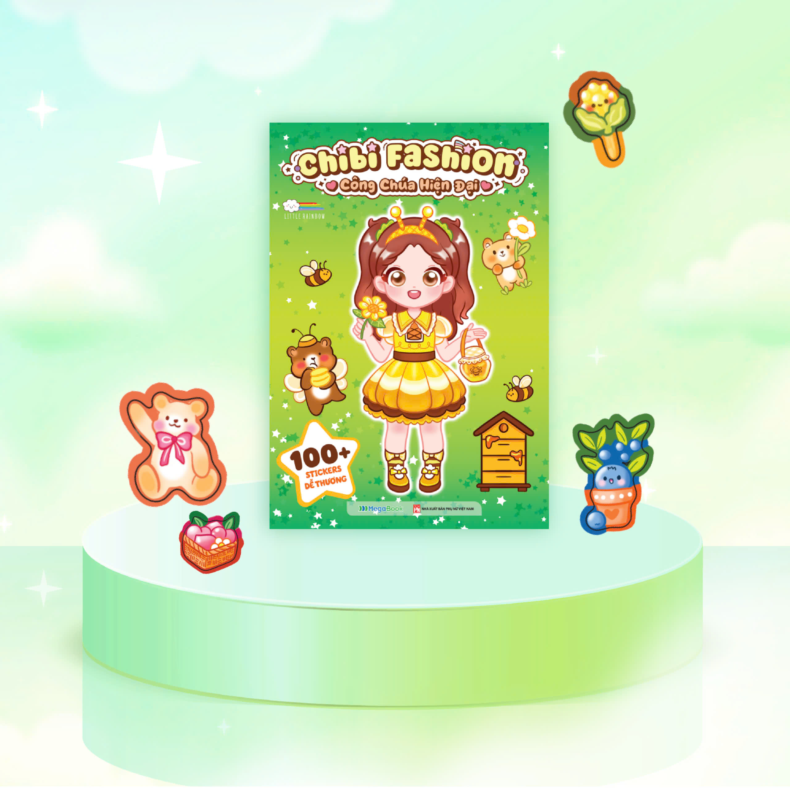 Chibi Fashion Modern Princess Book (Peel and stick more than 100 ...