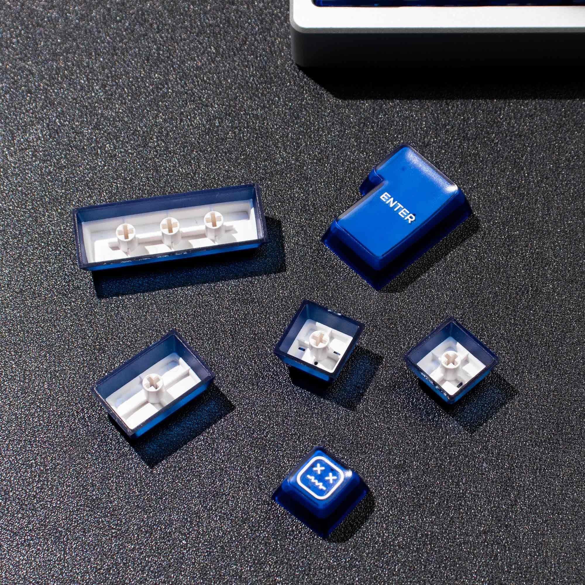 Keycap Mintcaps SA Blue PBT doubleshot | Shopee Philippines