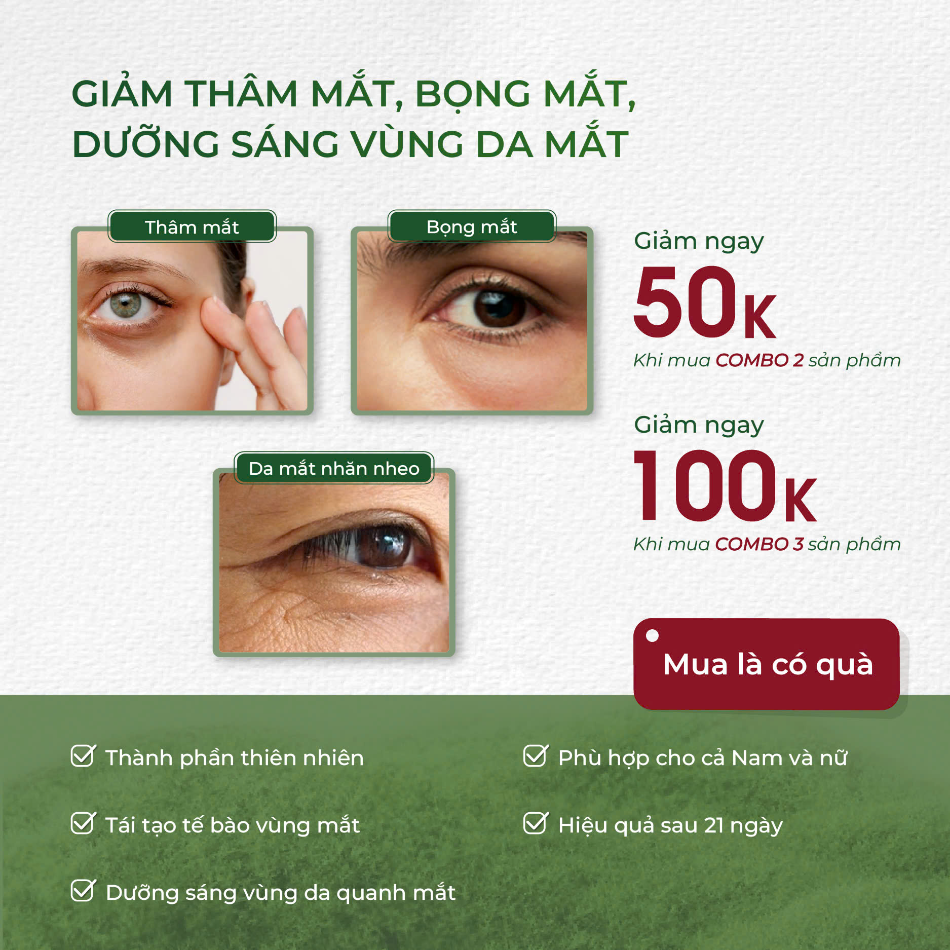 2] Abera Eye Cream 15ml Helps Reduce Dark Eyes, Puffiness