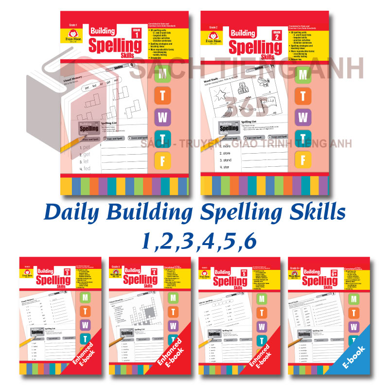 Building Spelling Skills Grade 1,2,3,4,5,6 A4 size print Shopee