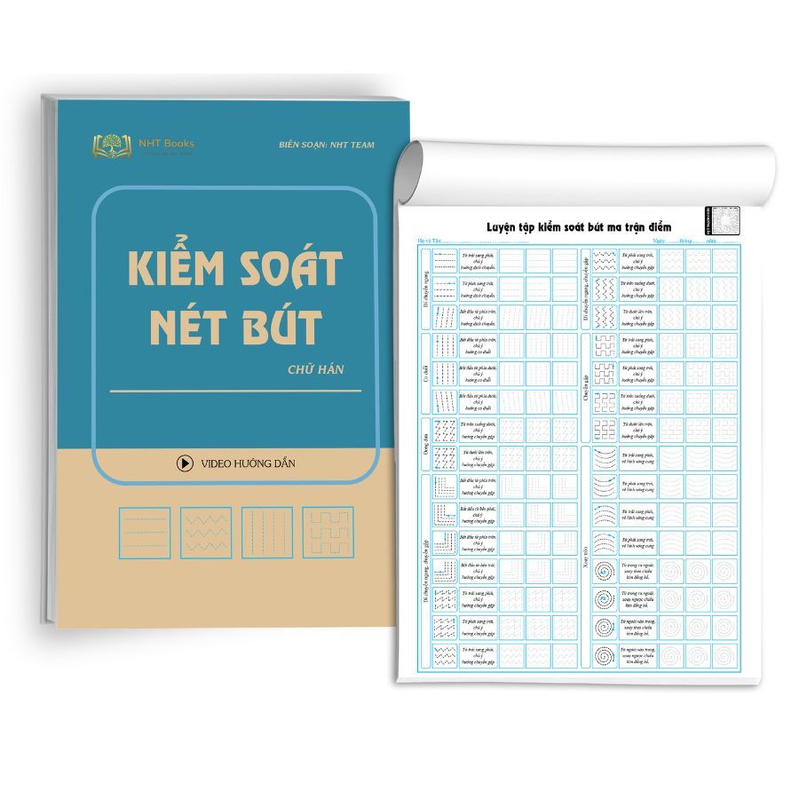 Combo of 6 Notebooks to Practice Writing Chinese Characters, Basic ...
