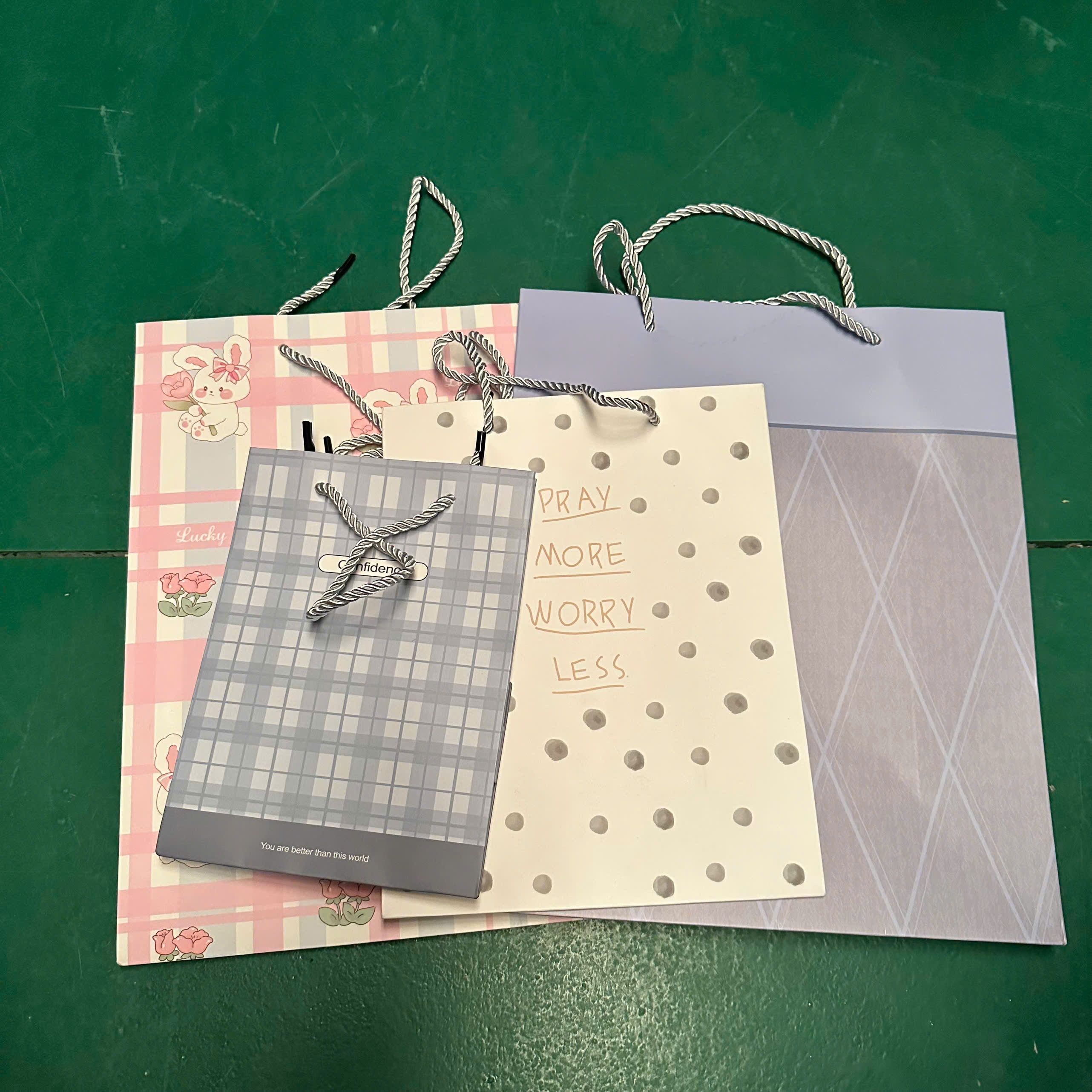(Pack of 12 String Bags) Paper bags for gifts and cosmetics with ...
