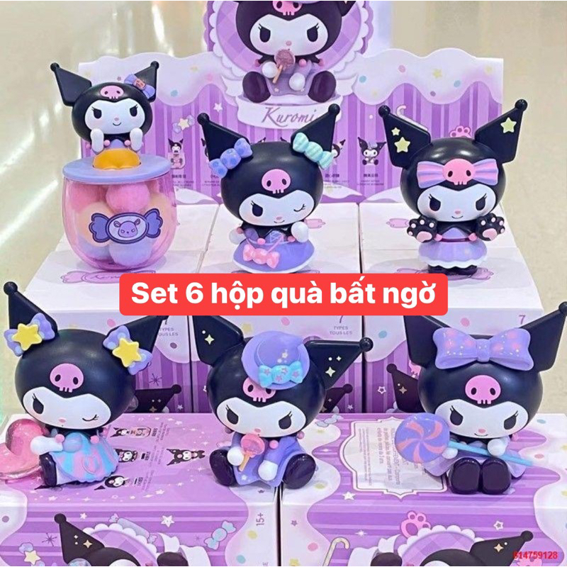 Kuromi Blind box lightning 6 secret gift boxes kuromi melody, set of 6 ...