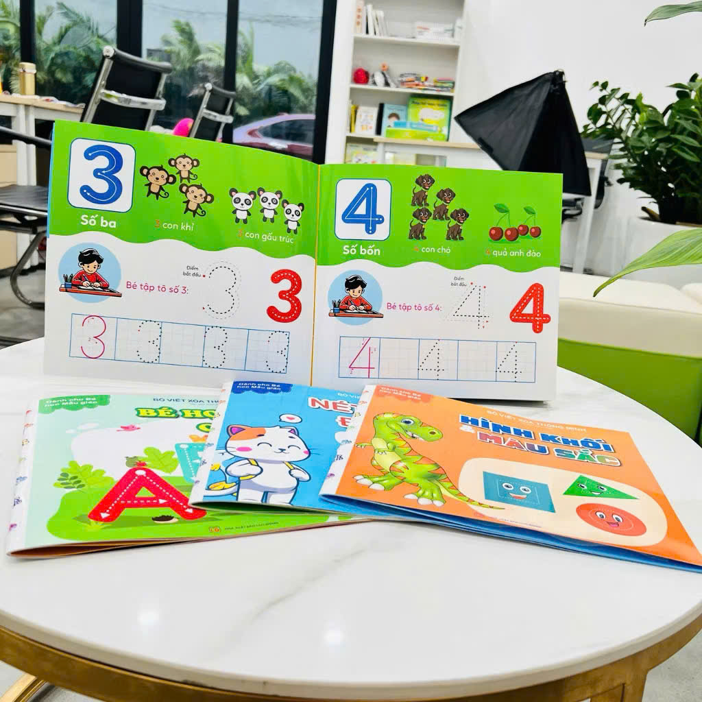 Book - Set of 4 Smart Erasable Books: Letters, Numbers, First Pen ...