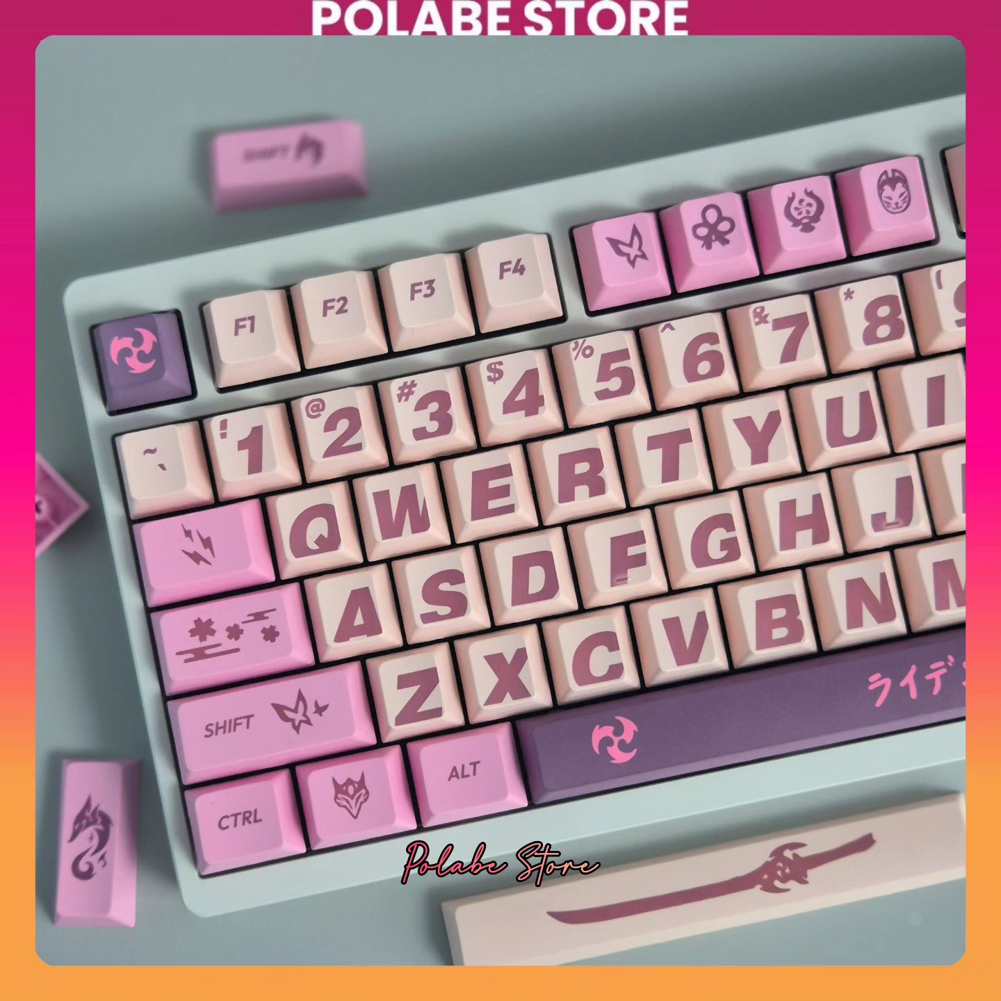 Keycap Big Dragon Epsilon Profile Mechanical Keyboard Polabe Store ...