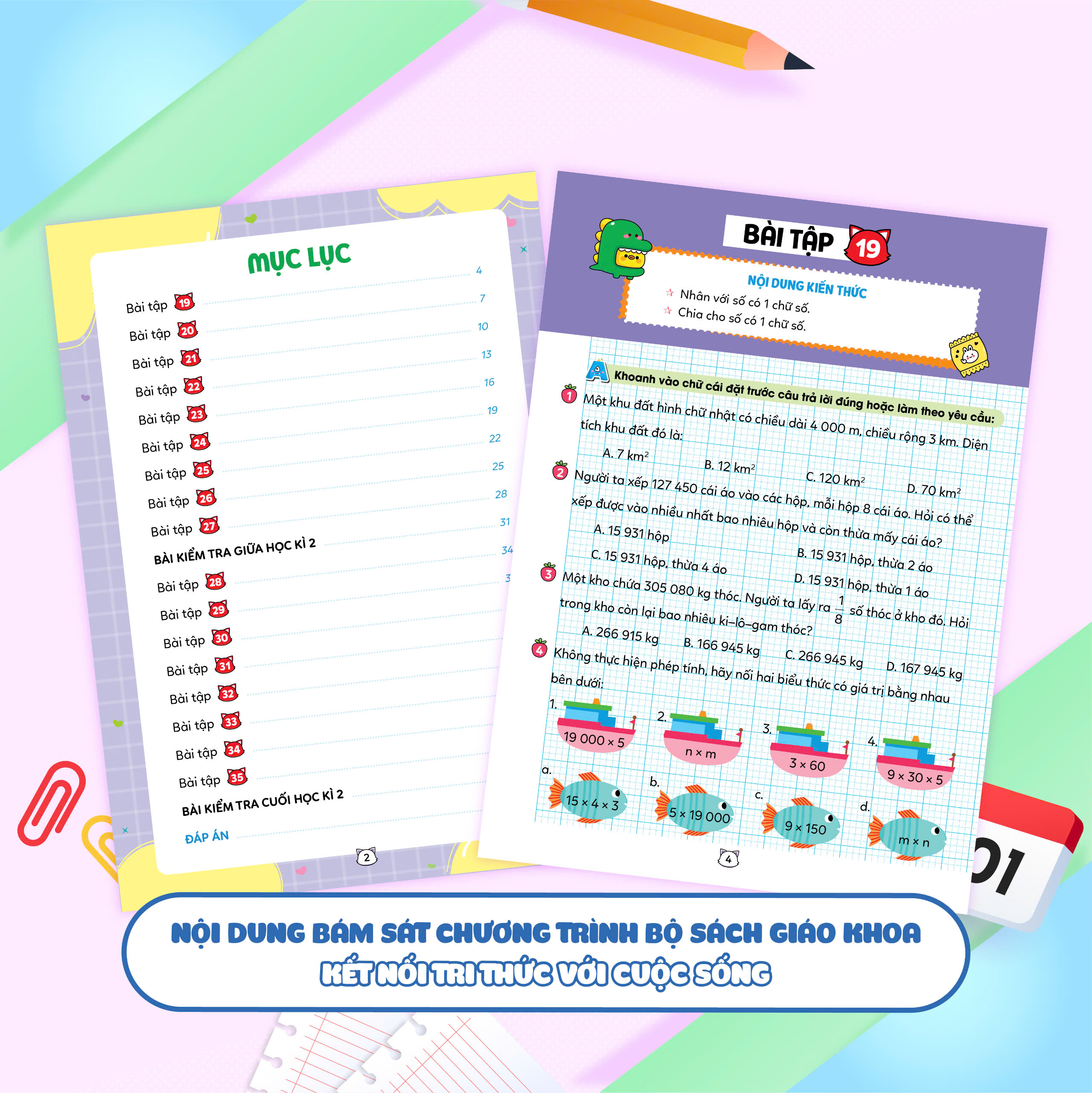 TRI Combo Book of Intensive Math Workbooks for Grade 4 (2 Volumes ...