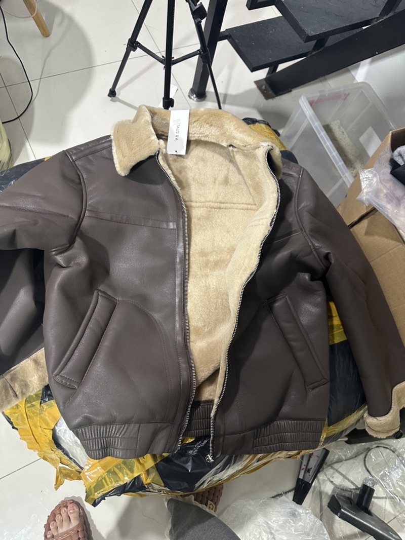 [Discharge] D1 pressed leatherJacket is so cool, the jacket is soft and ...