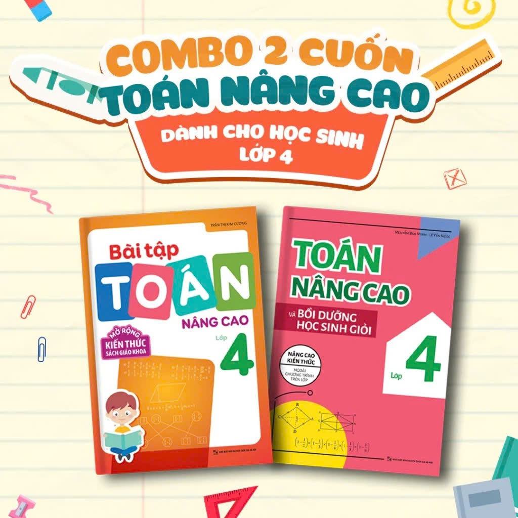 Book: ComBo of 2 Advanced Math Grade 4 Books (Math Exercises + Advanced ...