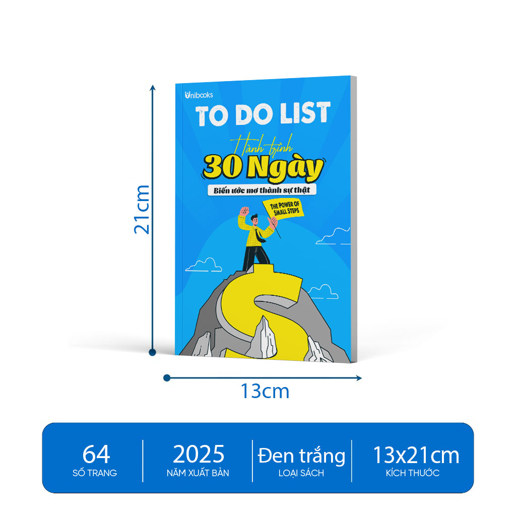 Unibooks - Plan Handbook - To Do List 30 Days of Personal Development ...