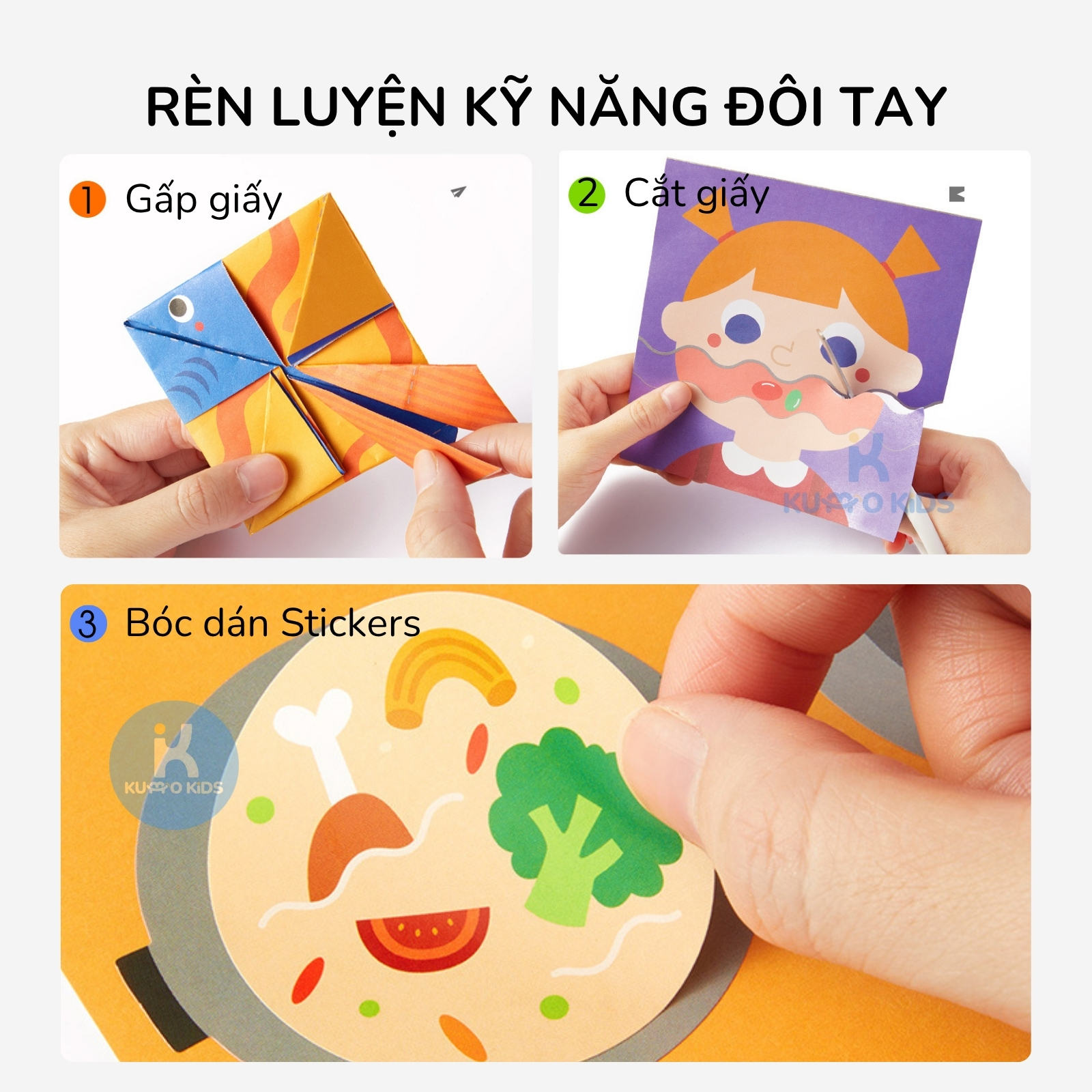 Mideer Origami Origami Paper 3 levels, creative educational craft toy ...