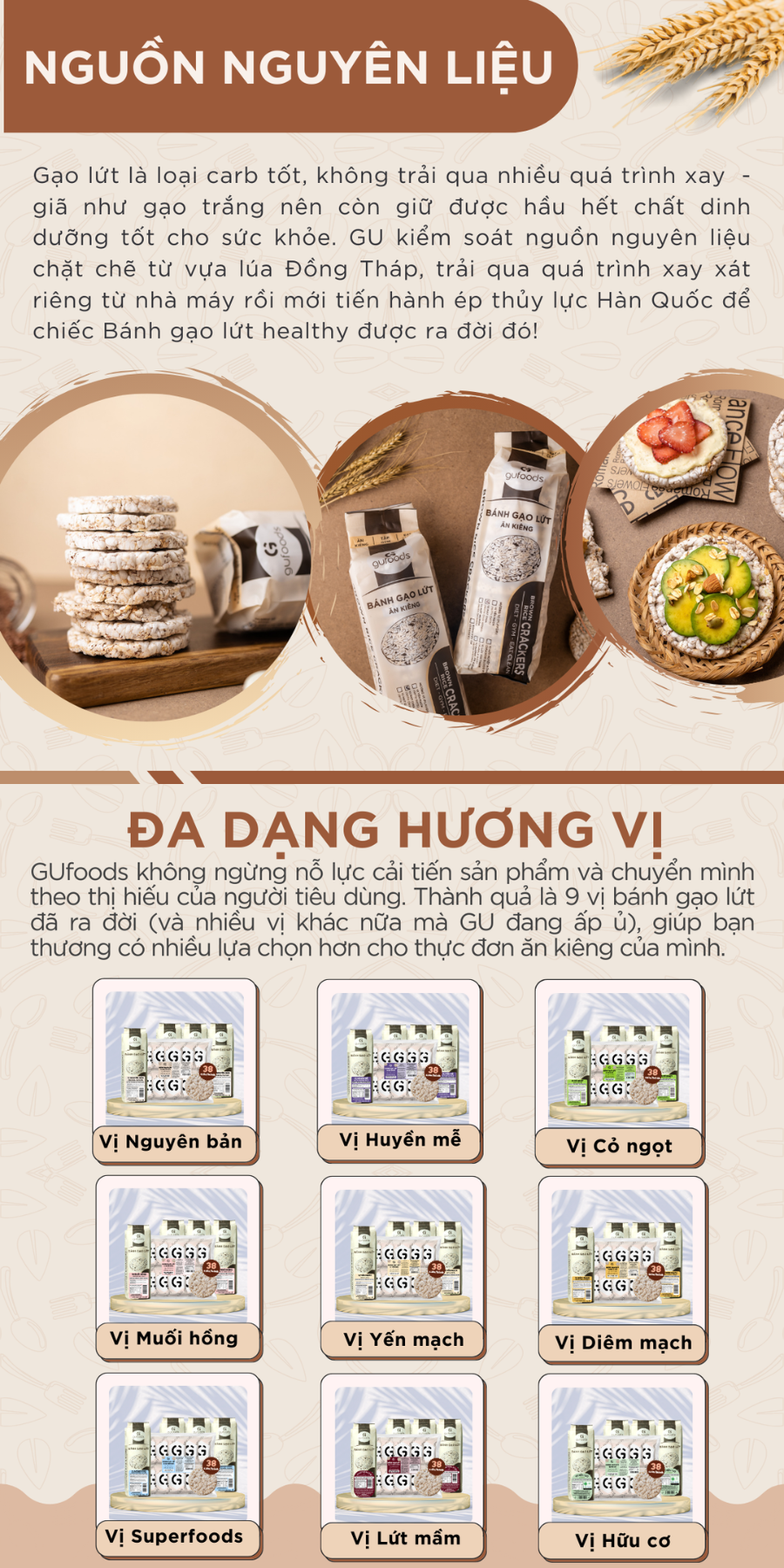 GUfoods brown rice diet cake - No oil frying, No sugar, Macrobiotic ...