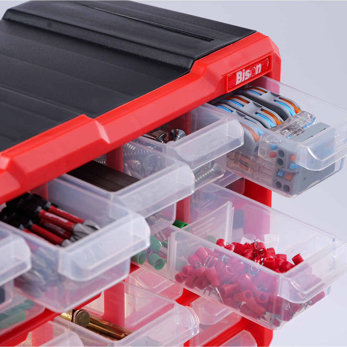 BISON BS plastic cabinet for components386202 Many multi-purpose ...