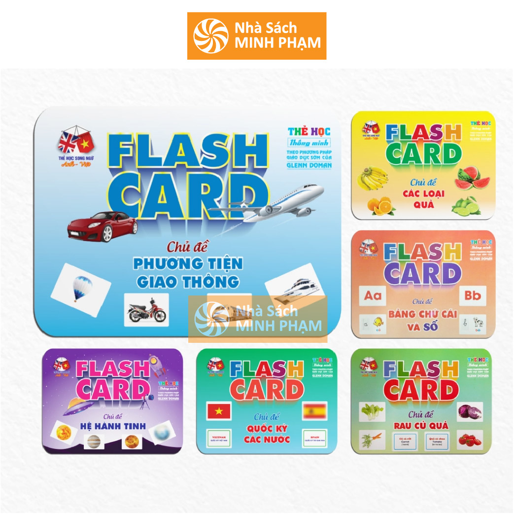 Smart Learning Card Set with 18 Large Topics 16x12cm - Bilingual ...