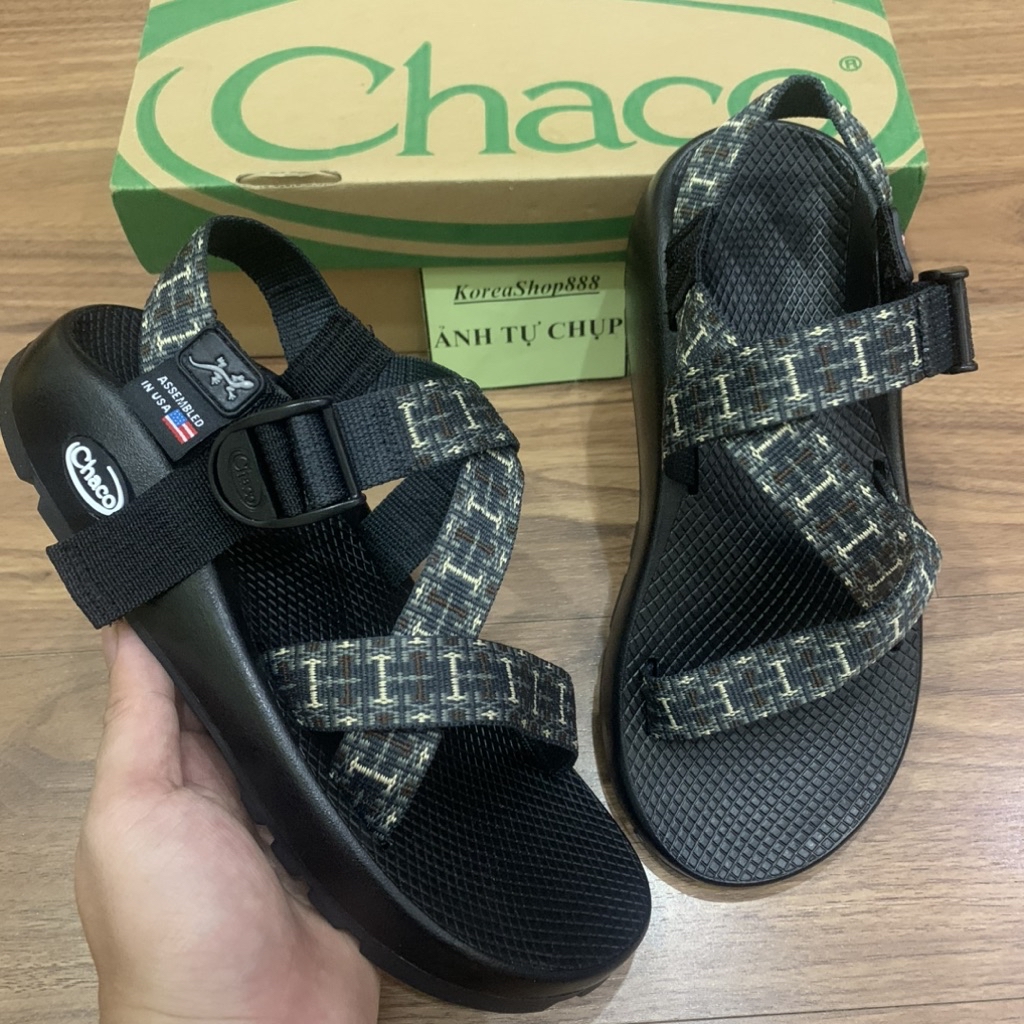 Chaco Men's Sandals with Umbrella Straps Hard Sole Code D37 | Shopee ...