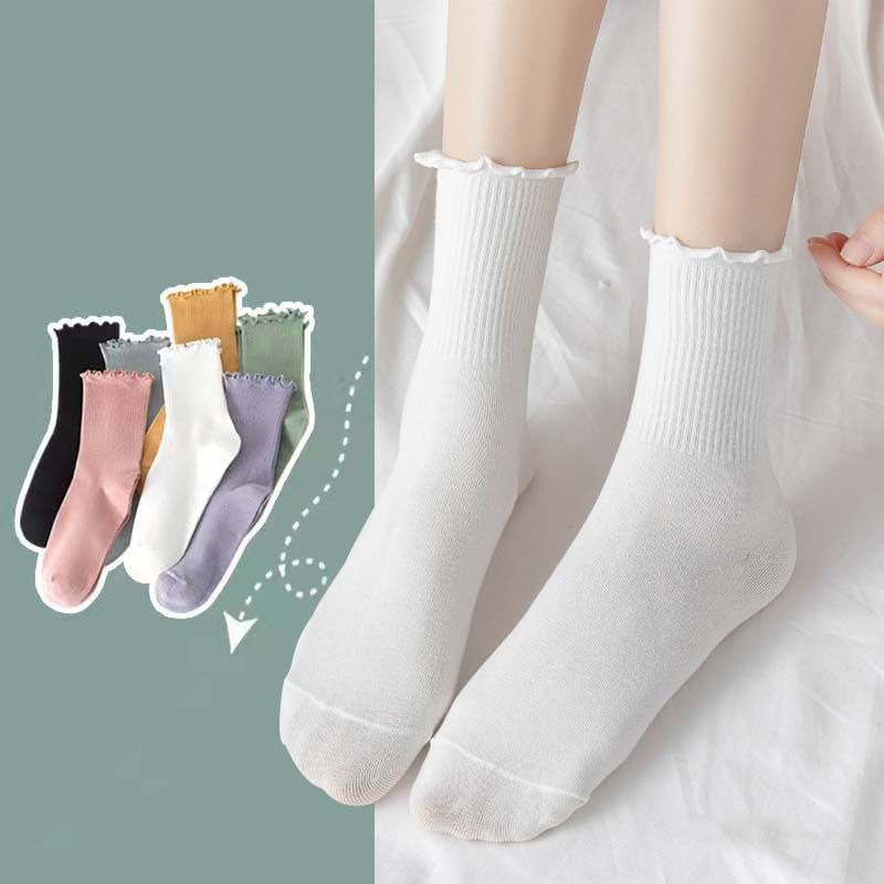 Acantha women's and men's long white turtleneck socks, cute, beautiful ...