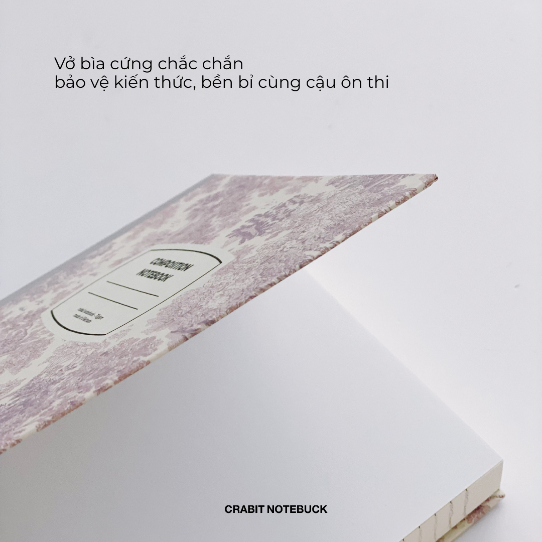 300-page horizontal notebook with free Crabit Composition hardcover ...