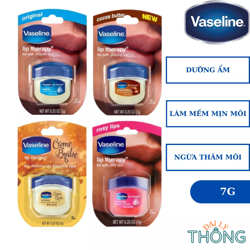 Vaseline Lip Therapy Creme Brulee / Rosy Lip / Cocoa Butter / Original