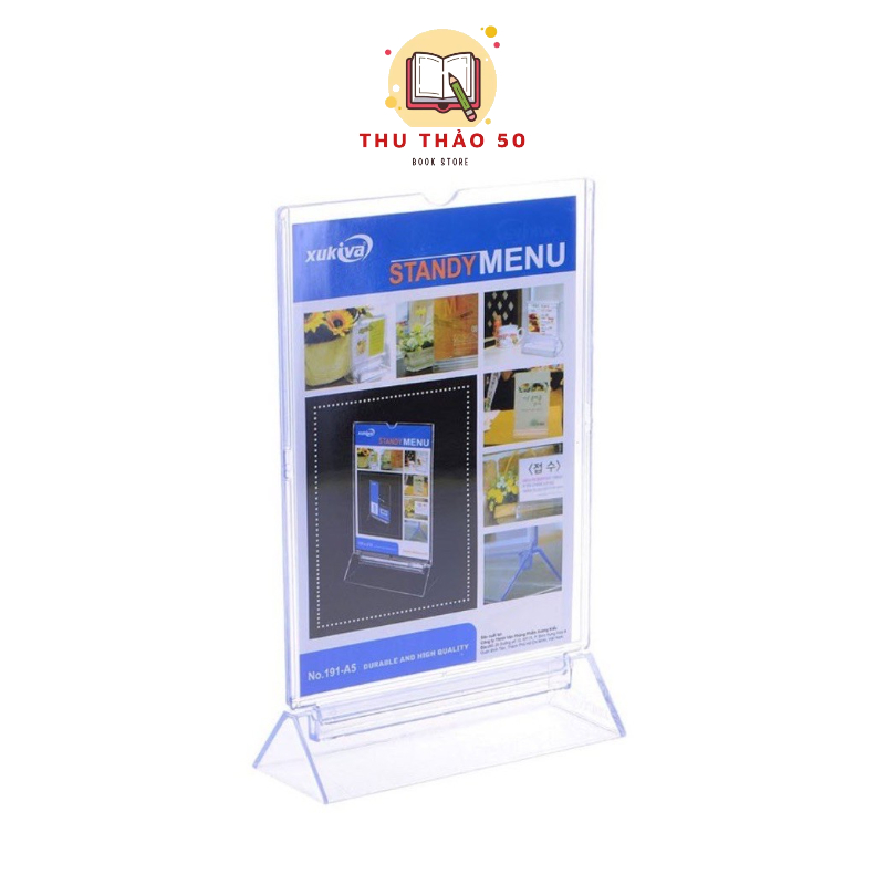 Standy Menu Xukiva, stand card, information board tentcard, QR code ...