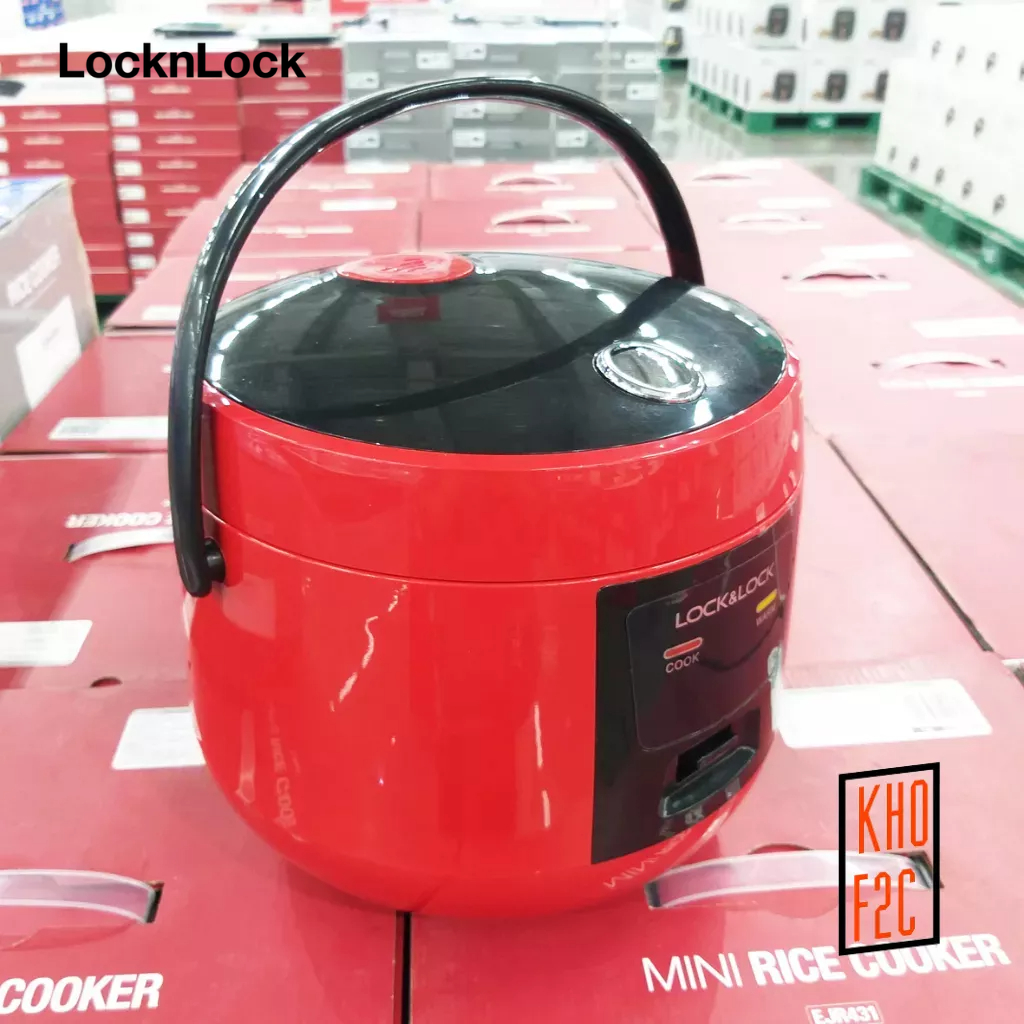 [LocknLock] Rice Cooker EJR431 1L (Red) | Shopee Philippines