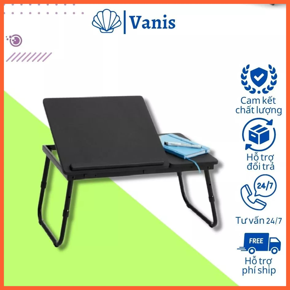 Highclass Folding Desk, Height Adjustable Folding Desk, Sitting Table With laptop Shelves