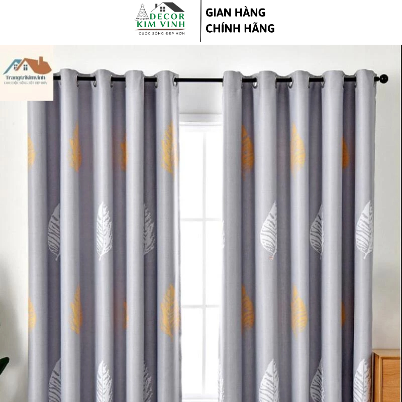 Hollow Out Fabric Curtain, Ri Do Ring, Gray Background Leaf Curtain