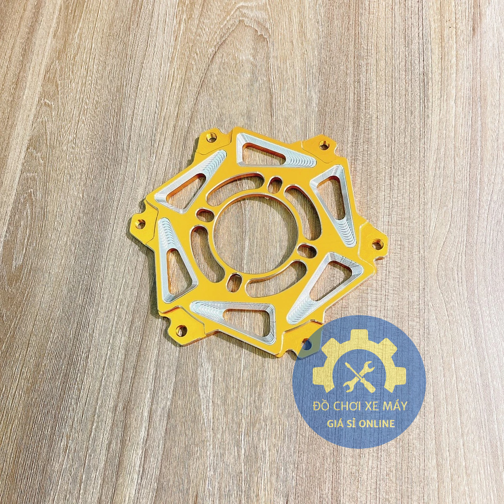 CNC rim mounted on Winner disc divided from 6 holes to 4 common holes ...