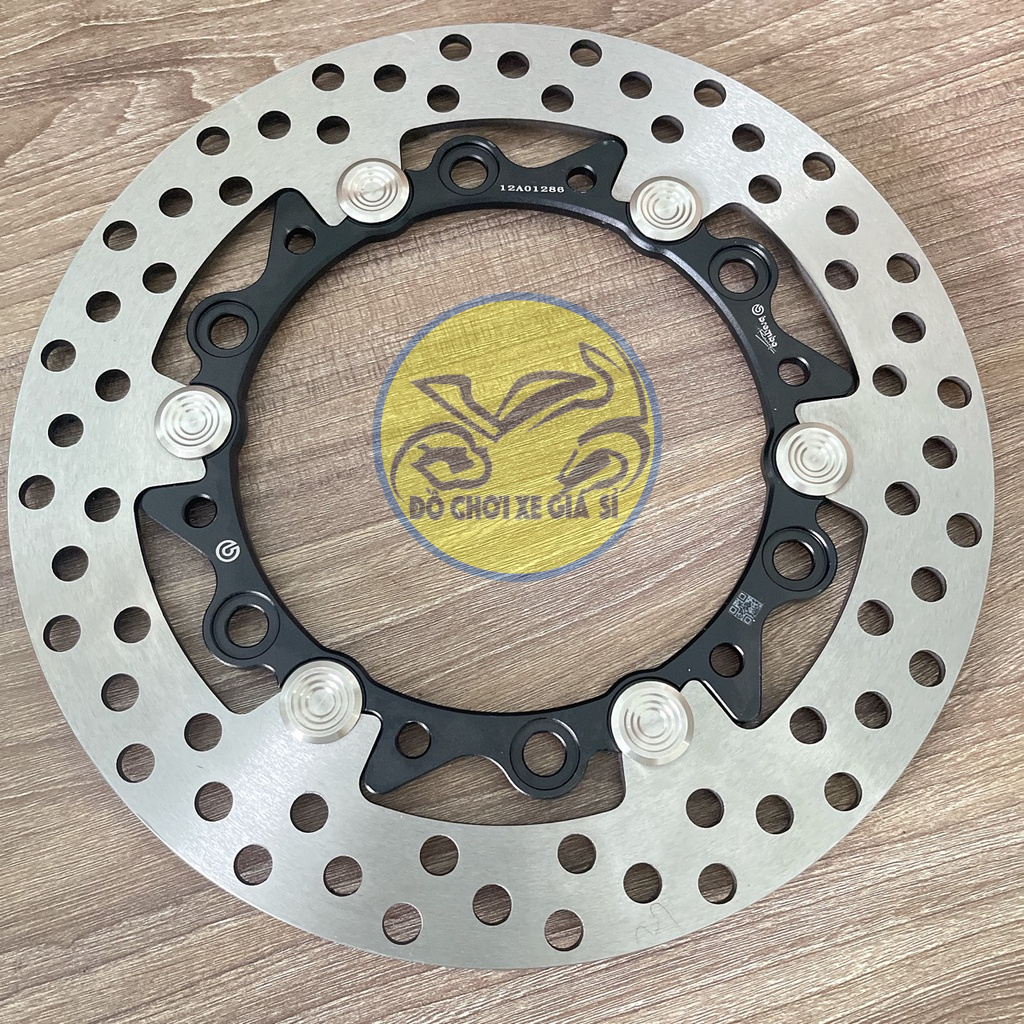 Winner 267mm Brake Disc, black, installed like original, super bright ...
