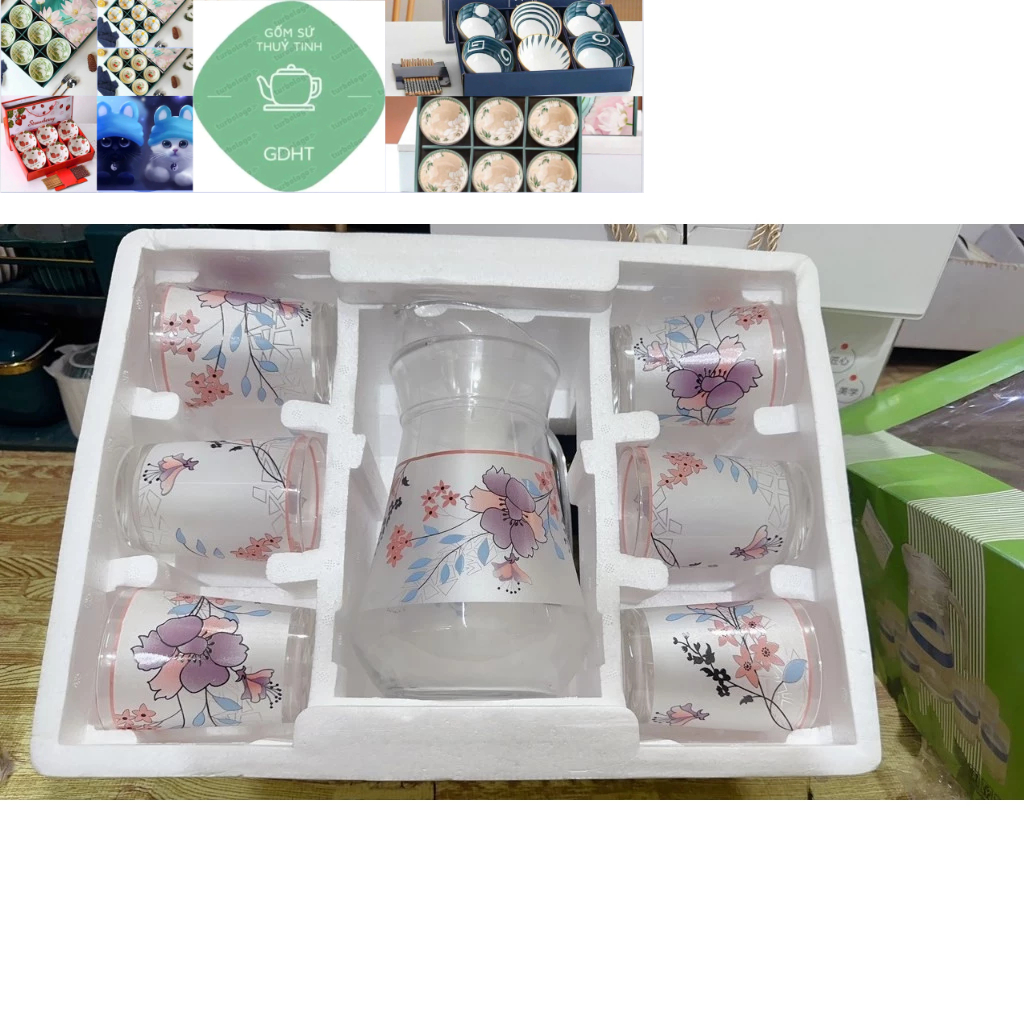 (random Pattern) Fancy patterned glass vase set | Shopee Philippines