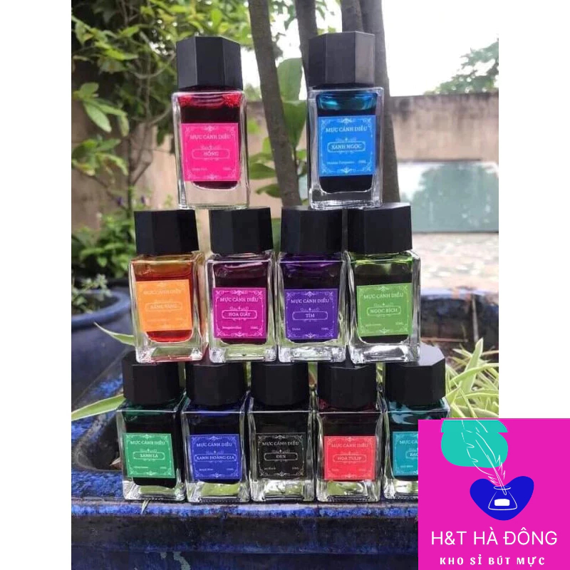 Combo of 2 bottles of quick-drying kite ink 15ml assorted colors ...