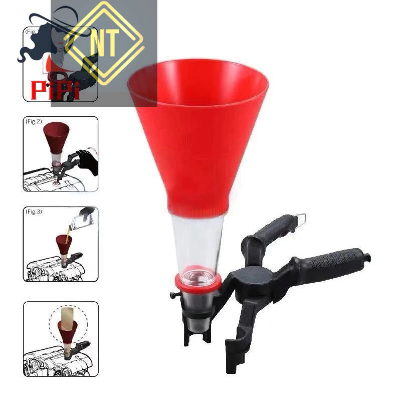 Spill-proof Adjustable Universal Car Engine Oil Pourer | Shopee Philippines