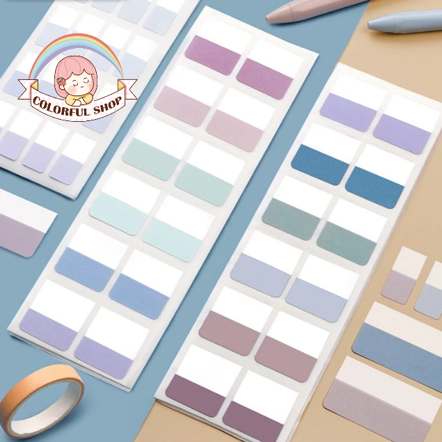 PP Plastic Pagination Stickers Partition Stickers (Set of 60 Tabs-120 ...
