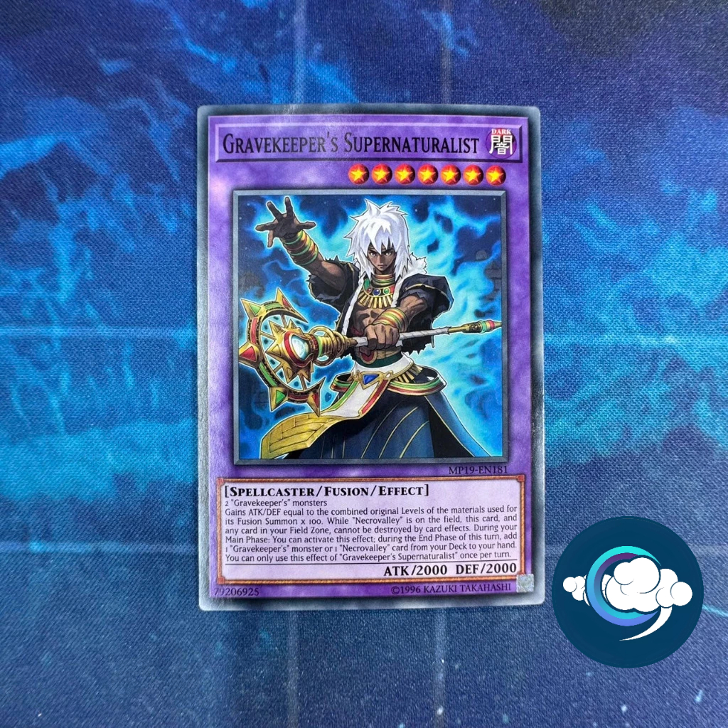 Yu-Gi-Oh! - Gravekeeper's Supernaturalist - MP19-EN181 - Común - 1ª Edición - Mega Pack De Lata De Sarcófago Dorado 2019