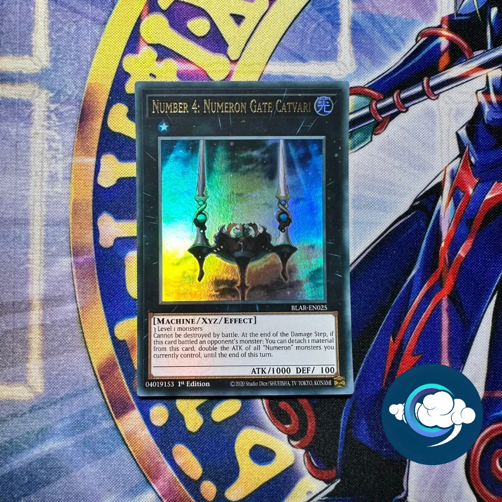 [ColcleVN] Yugioh! Card - BLAR-EN025; Number 4: Numeron Gate Catvari ...