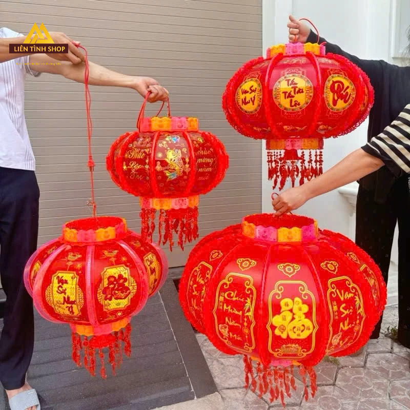 360 Degree Rotating Diamond Electric Lantern Hanging Decoration CNY ...