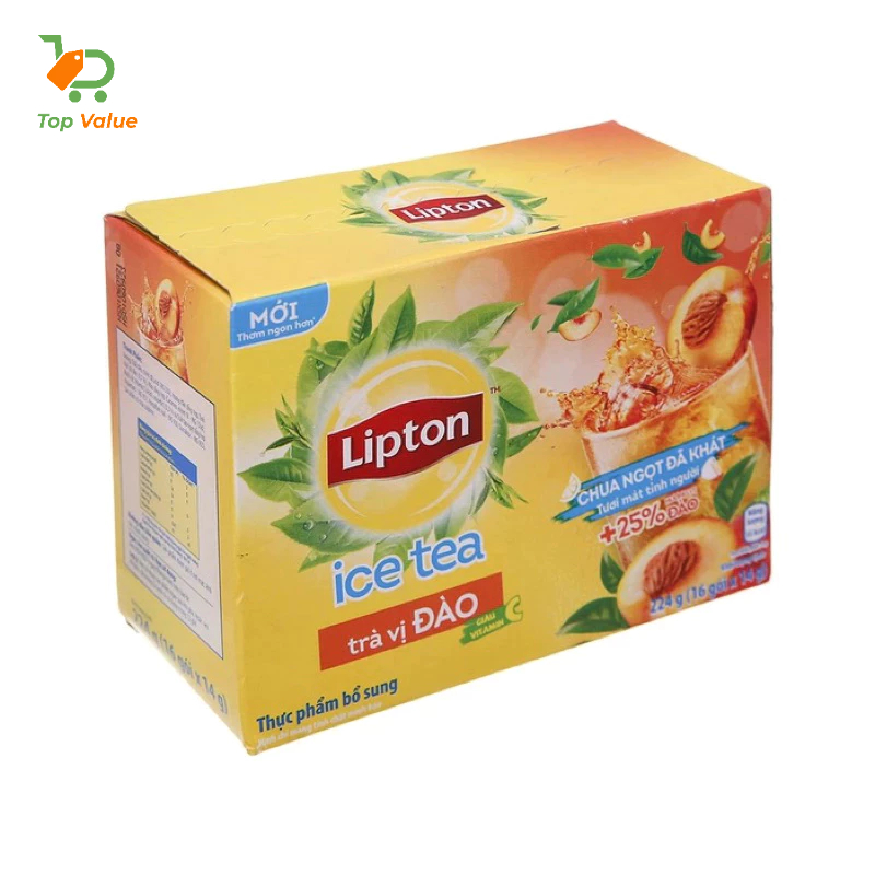 [Top Value] Lipton Ice Tea Instant Tea Box TR1-14055-1066 lemon/peach ...
