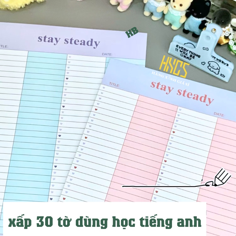 Pack of Stay steady paper for learning foreign languages, B5 size ...