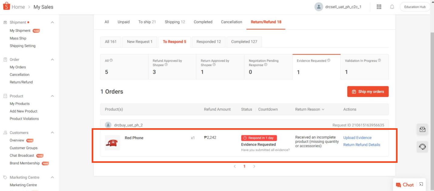 Shopee's Return/Refund Process Shopee PH Seller Education Hub