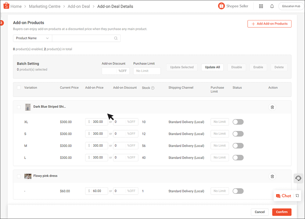 Creating an Add-on Deal Discount | Shopee PH Seller Education Hub