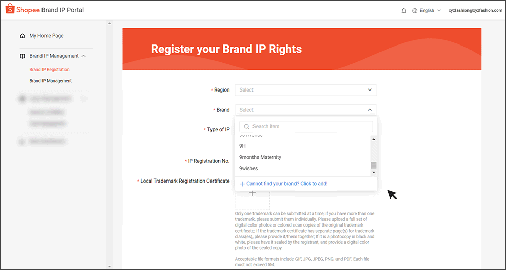 Brand IP Portal | PH Seller Education [Shopee]