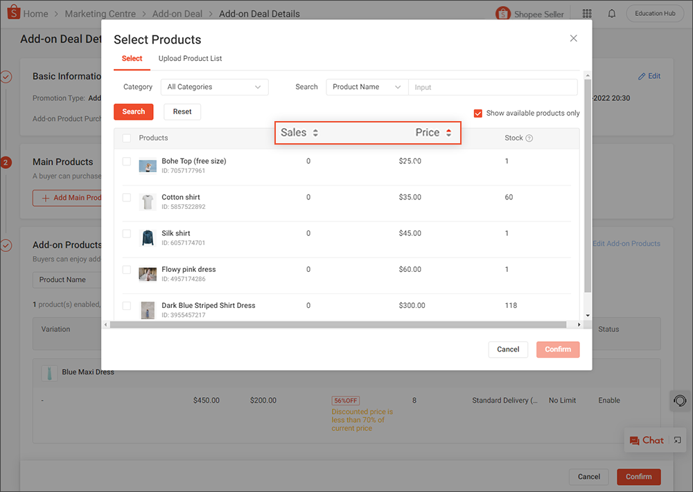 Creating an Add-on Deal Discount | Shopee PH Seller Education Hub