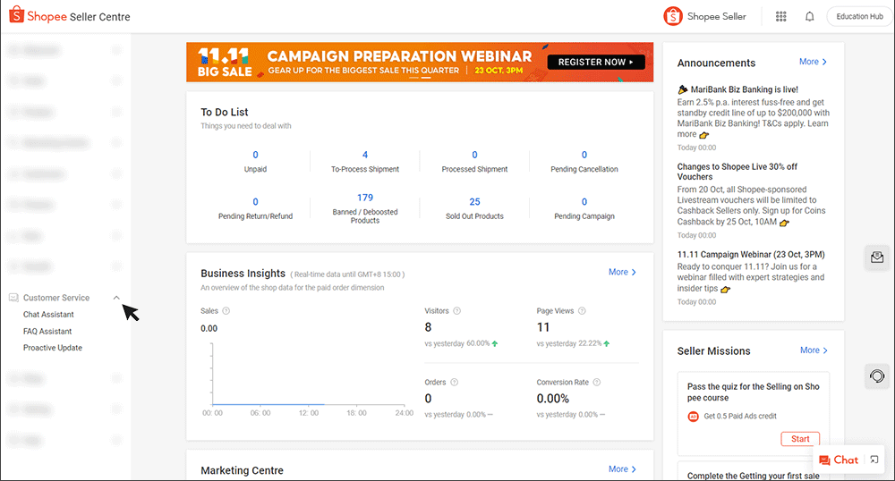 Accessing FAQ Assistant | PH Seller Education [Shopee]