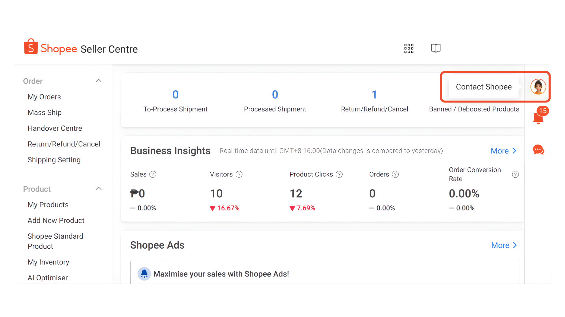 How do I contact Shopee Customer Service? | Shopee PH Seller Education Hub