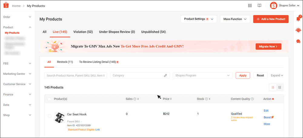 How can I use Shopee Standard Product to help my listings gain more ...