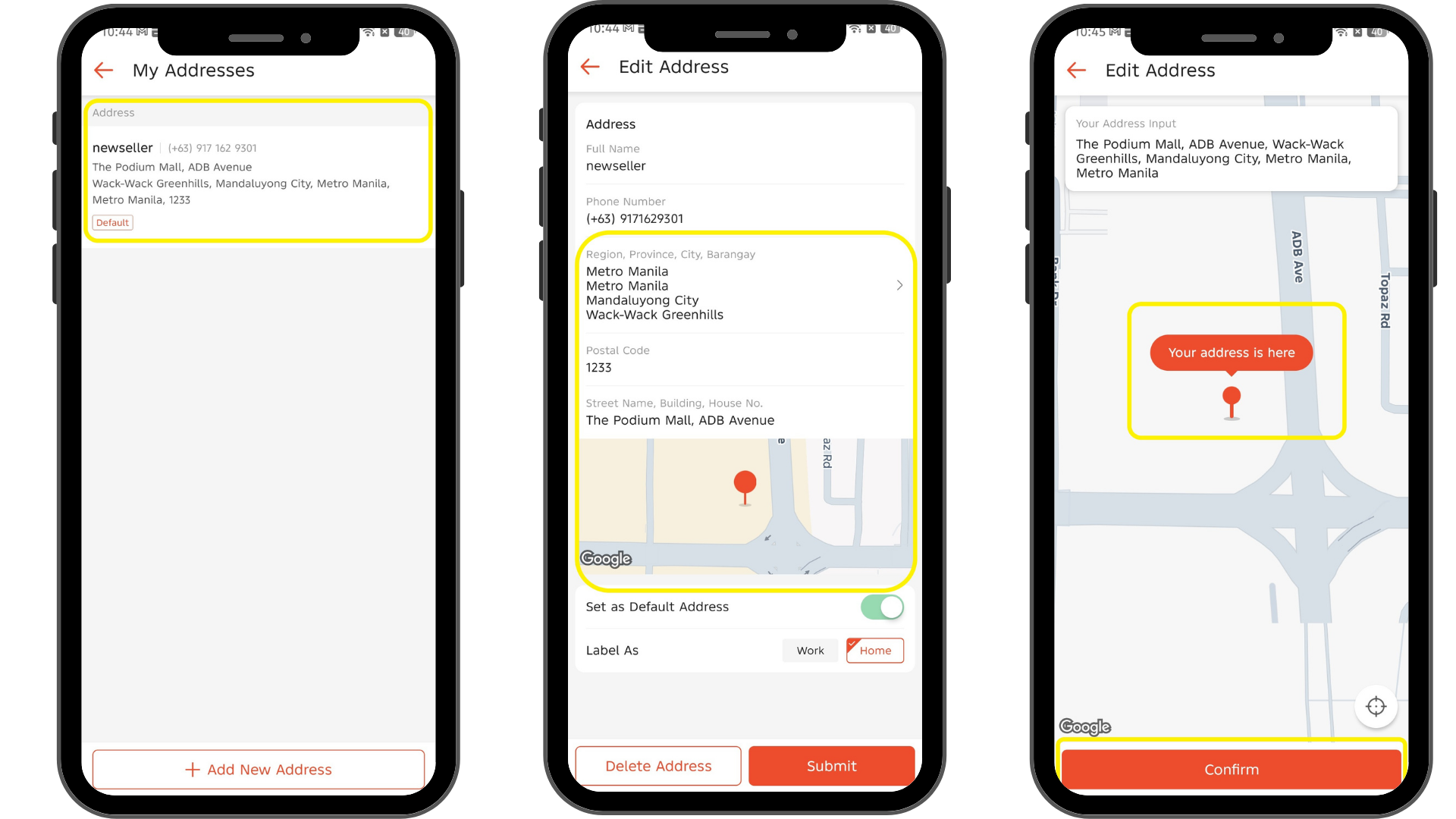 How do I add/edit/delete my address? | Shopee PH Seller Education Hub